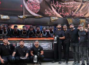 رئيس بلدية الخيام يتفقد خيم الضيافة الحسينية لأبناء البلدة في الضاحية الجنوبية