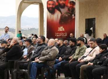 بلدية تفاحتا تشارك في إحياء ذكرى الشهداء القادة عند نصب السيد عباس الموسوي