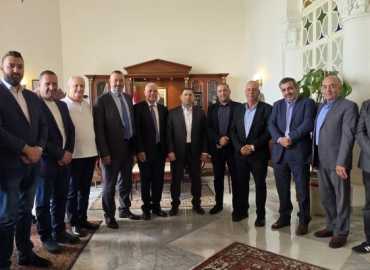 محافظ جبل لبنان يبحث مع اتحاد بلديات الغرب الأعلى والشحار ملفات إنمائية وخدماتية