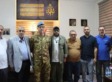 وفد من الكتيبة الإيطالية في اليونيفيل يزور بلدية الشهابية