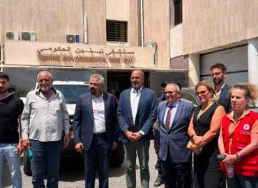 رئيس اتحاد بلديات القلعة  يواكب زيارة وفد أممي إلى مستشفى تبنين الحكومي