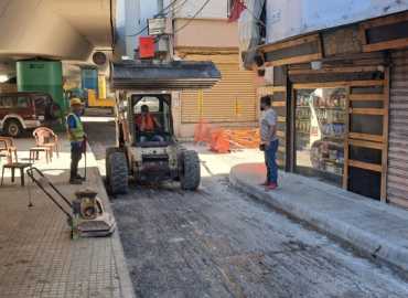 بلدية برج حمود تواصل العمل بمشروع تطوير مسار السوق التقليدي