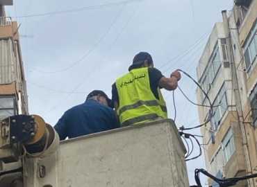 بلدية الغبيري تنفّذ أعمال صيانة لشبكة الكهرباء في الطيونة والغبيري