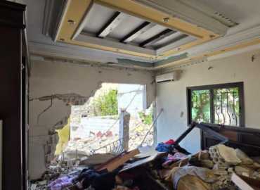 جولة تفقدية لبلدية معروب في حي الدرجة لتقييم المنازل المتضررة