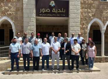 بلدية صور تبحث مع بلدية صيدا تعزيز التعاون بين المدينتين