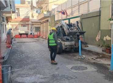 بلدية برج حمود تواصل العمل في مشروع إعادة تأهيل السوق التقليدي