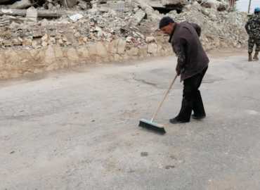 حملة تنظيف شاملة في بلدة مركبا بالتعاون مع الكتيبة النيبالية