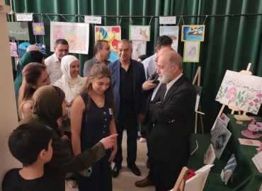 رئيس اتحاد بلديات بعلبك يرعى افتتاح معرض «محترف الفن» في ثانوية الحكمة