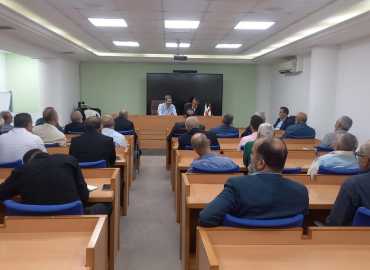 وزير الزراعة بحث مع وفد اللقاء الوطني للهيئات الزراعية شؤون القطاع