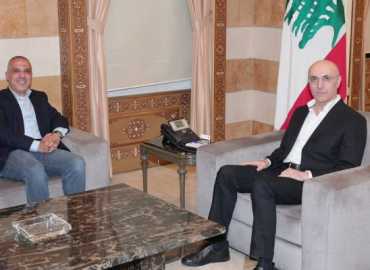 وزير الداخلية يستقبل عضو مجلس بلدية بيروت محمد بالوظة ويبحث الشؤون الإنمائية