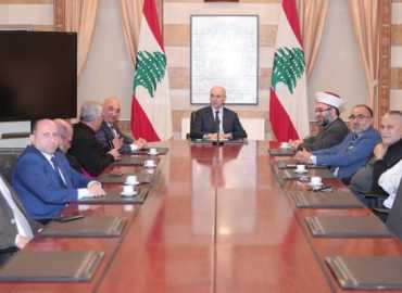 الحجار يبحث مع وفد بلدي من إقليم الخروب ورئيس بلدية بيروت دعم البلديات وملف النزوح