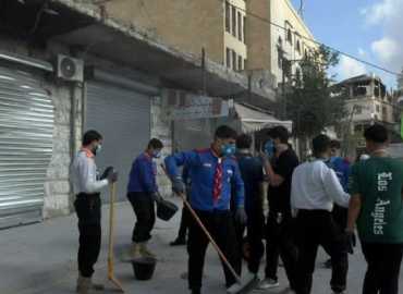 بلدية مدينة النبطية تطلق حملة لتنظيف الشوارع وإزالة الركام بمشاركة الأهالي والفرق الإسعافية