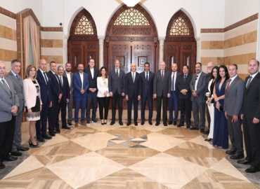 الحجار يستقبل المجلس البلدي لمدينة بيروت: العمل التكاملي هو الأساس