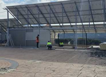 ‎بلدية مدينة الشويفات تنهي تجهيز الساحة الخارجية في مجمع الأمير طلال أرسلان الرياضي