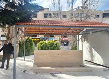 بالصور: بلدية زحلة- معلقة تستحدث مشارب للمياه في حدائق عامة مجهزة بفلاتر وطاقة شمسية