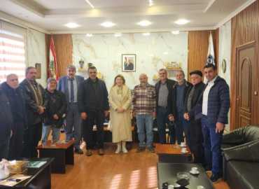 رابطة مخاتير النبطية تزور محافظ النبطية لتعزيز التعاون المشترك