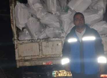 بلدية مزبود توزع للمرة السادسة اكياس حطب على العائلات المتعففة من الأهال