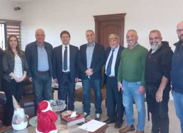 لقاء إنمائي في بلدية عرمون مع رئيس اتحاد بلديات الغرب الأعلى والشحّار ورئيس بلدية عبيه