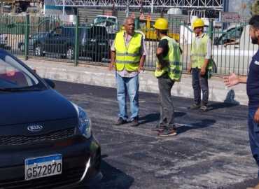 اتحاد بلديات الضاحية يتابع اعمال تعبيد الطرقات التي تنفذها وزارة الأشغال