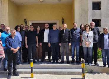 وفد من التيار الوطني الحر يزور بلدية مشغرة ويؤكد دعم العيش المشترك وإعادة الإعمار