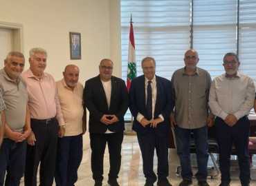 متري يبحث مع بلدية رشاف أوضاع البلدة واحتياجات سكانها المهجّرين