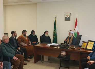رابطة مخاتير بعلبك والجوار تزور مفتي بعلبك مهنئةً بنيله الدكتوراه وتبحث شؤون المدينة
