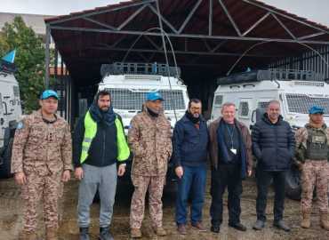 رئيس بلدية بستيات يستقبل وفدًا من اليونيفيل للاطلاع على مشروع الطاقة الشمسية