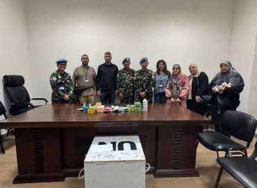 بلدية الطيبة تنظم يومًا صحيًا مجانيًا بالتعاون مع الكتيبة الإندونيسية