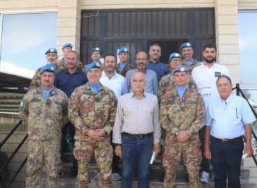 اتحاد بلديات قضاء صور يشارك في وداع قائد الكتيبة الإيطالية ضمن اليونيفيل واستقبال خلفه