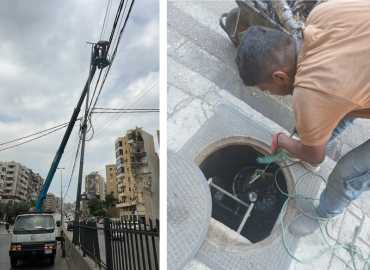 بلدية حارة حريك تتابع تنظيف مجاري الأمطار وصيانة البنى التحتية