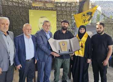 تكريم رئيس بلدية سحمر الشهيد الحاج حيدر شهلا في الذكرى الأولى على استشهاده: 