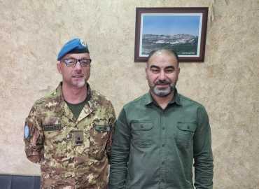 رئيس بلدية طيردبا يستقبل قائد القطاع الغربي في اليونيفيل