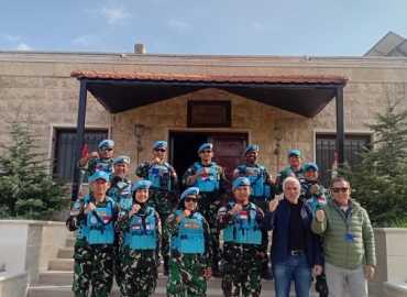 بلدية رب ثلاثين تشكر الوحدة الاندونيسية في اليونيفيل على جهدها ودعمها للبلدة