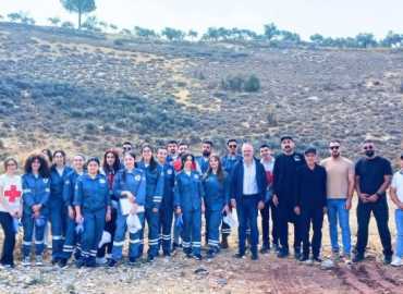 اتحاد بلديات جبل الشيخ ينظّم حملة لتنظيف مجرى نهر أبو دجاجة تمهيدًا لتنفيذ أعمال تشجير