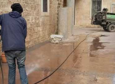حملة تنظيف لمحيط كنائس طرابلس بمواكبة اتحاد بلديات الفيحاء لمناسبة عيد الفصح