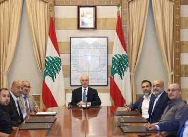 وزير الداخلية والبلديات يبحث شؤون كترمايا وفنيدق وحاجة البلدتين