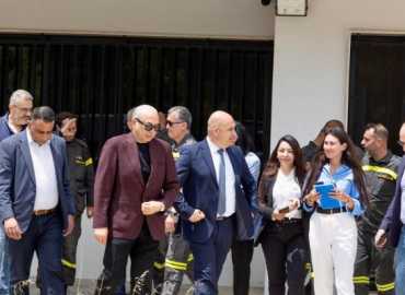 اتحاد بلديات المنية يستقبل مدير عام الدفاع المدني ووفدًا من UNDP في مبنى الدفاع المدني الجديد