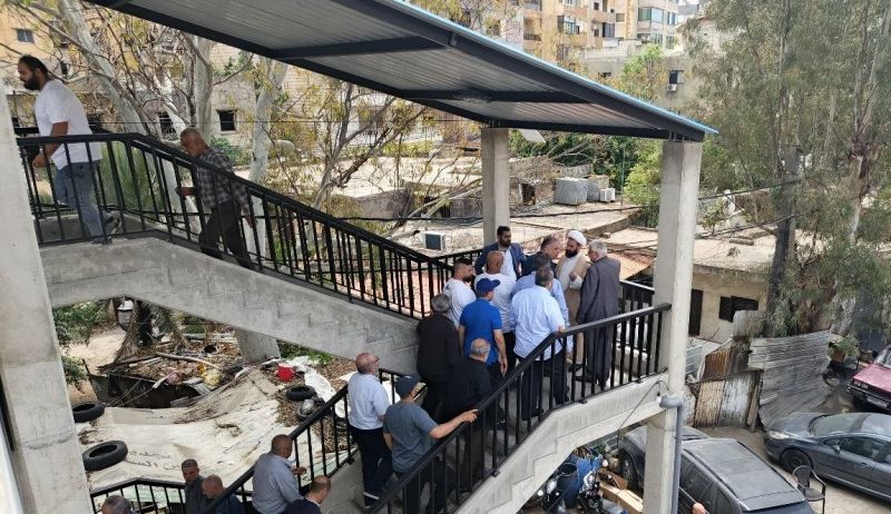 بالصور: بلدية الغبيري تدشّن جسر مشاة جديد على جادة الإمام الخميني
