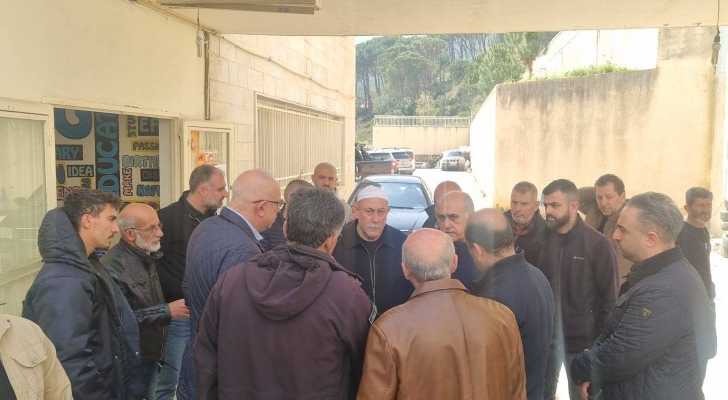 وفد من اتحاد بلديات المتن الأعلى يتفقد مراكز الإيواء في العبادية