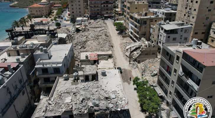 بلدية صور تعلن بدء أعمال رفع ركام مبانٍ متضررة في حي كريت