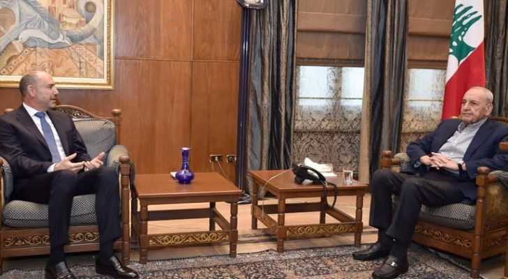 الرئيس بري يبحث مع محافظ لبنان الجنوبي أوضاع المحافظة
