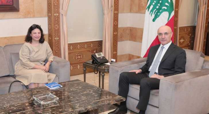 وزير الداخلية والبلديات يبحث مع برنامج الأمم المتحدة الإنمائي دعم المجتمعات المحلية