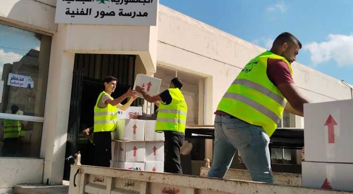 اتحاد بلديات قضاء صور يتسلّم مساعدات إنسانية من
