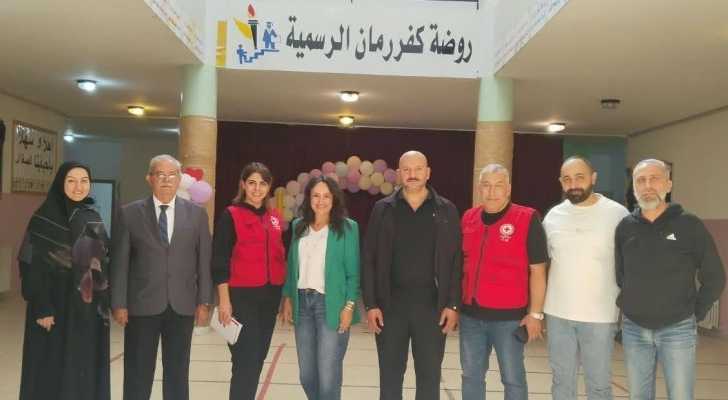 بلدية كفررمان والصليب الأحمر اللبناني يكشفان على أضرار المدارس تمهيدًا لإصلاحها