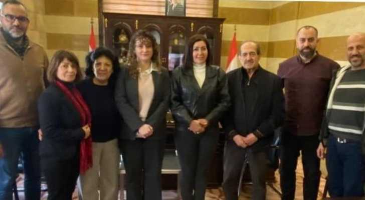 وفد الحزب القومي السوري يجول على بلديات ومراكز إيواء لبحث أوضاع