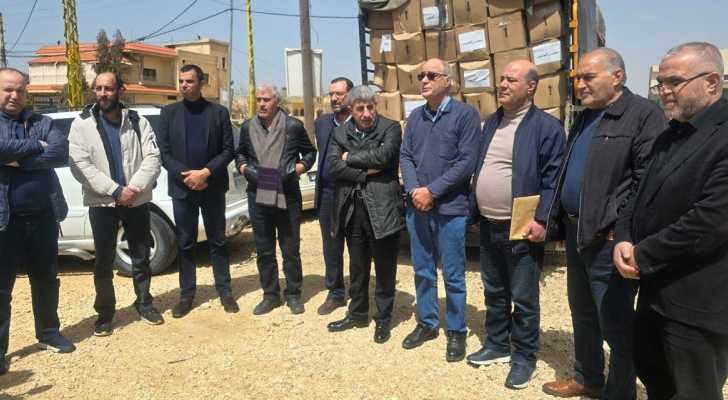 اتحاد بلديات جنوبي بعلبك يتسلم 861 حصة غذائية للنازحين بدعم من مجلس الجنوب