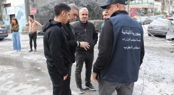 مجلس الجنوب وبلدية صور يباشران رفع الأنقاض وفتح طريق شارع 