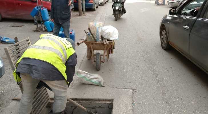 قسم الأشغال في بلدية برج البراجنة يواصل تحسين البنية التحتية