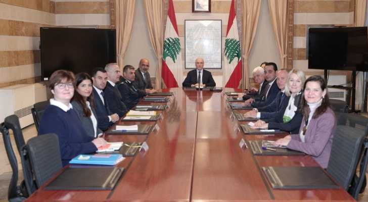 الوزير الحجار عرض مع وفد أممي خطة الحكومة للعودة المنظمة للنازحين السوريين