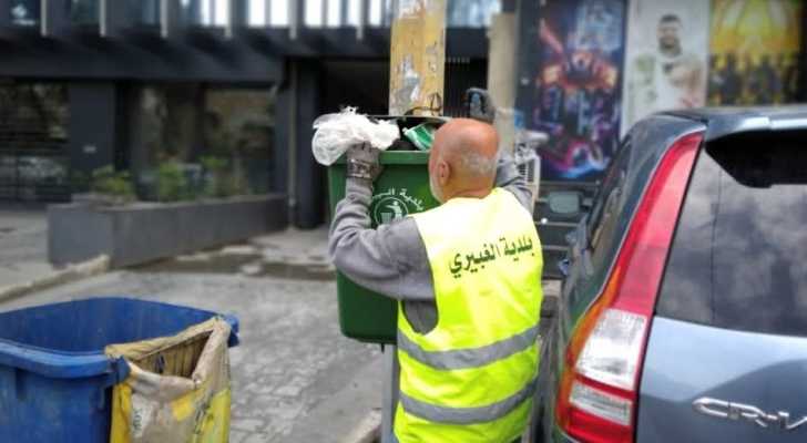 بلدية الغبيري تواصل أعمال التنظيف ورفع النفايات ضمن خطة للحفاظ على الصحة العامة